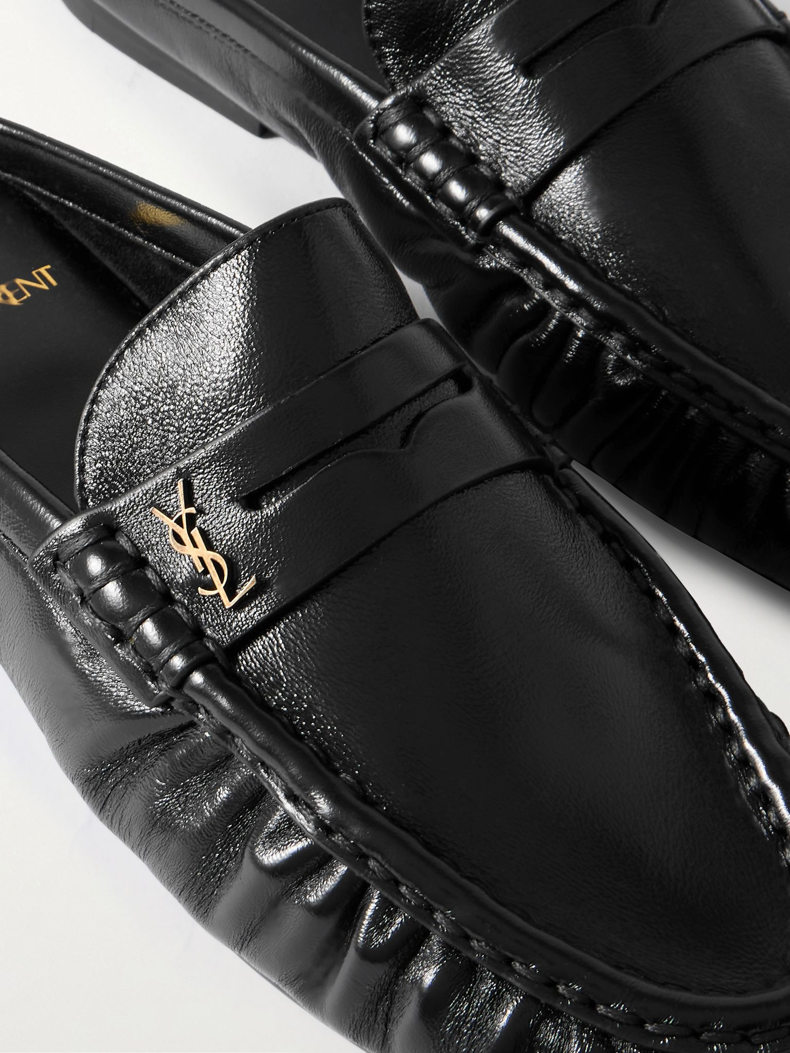 Le Loafer logo-embellished mules Black - 4