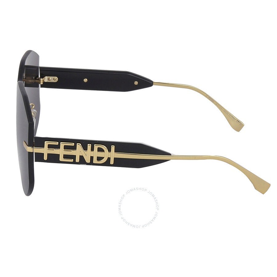 Fendi Grey Shield Ladies Sunglasses FE40067U 30A 00 - 4
