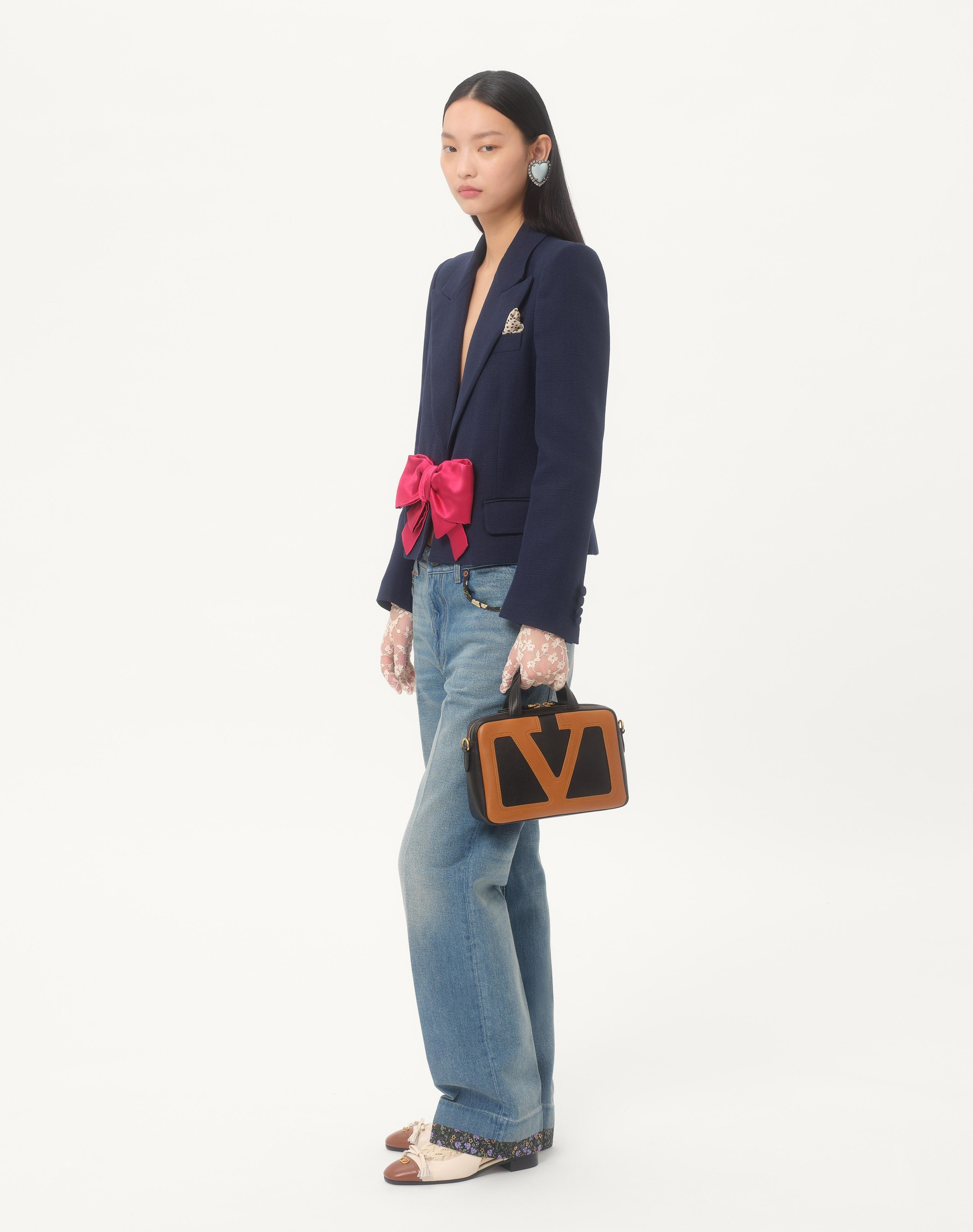 VALENTINO GARAVANI VIVA SUPERSTAR NAPPA LEATHER HANDBAG - 2