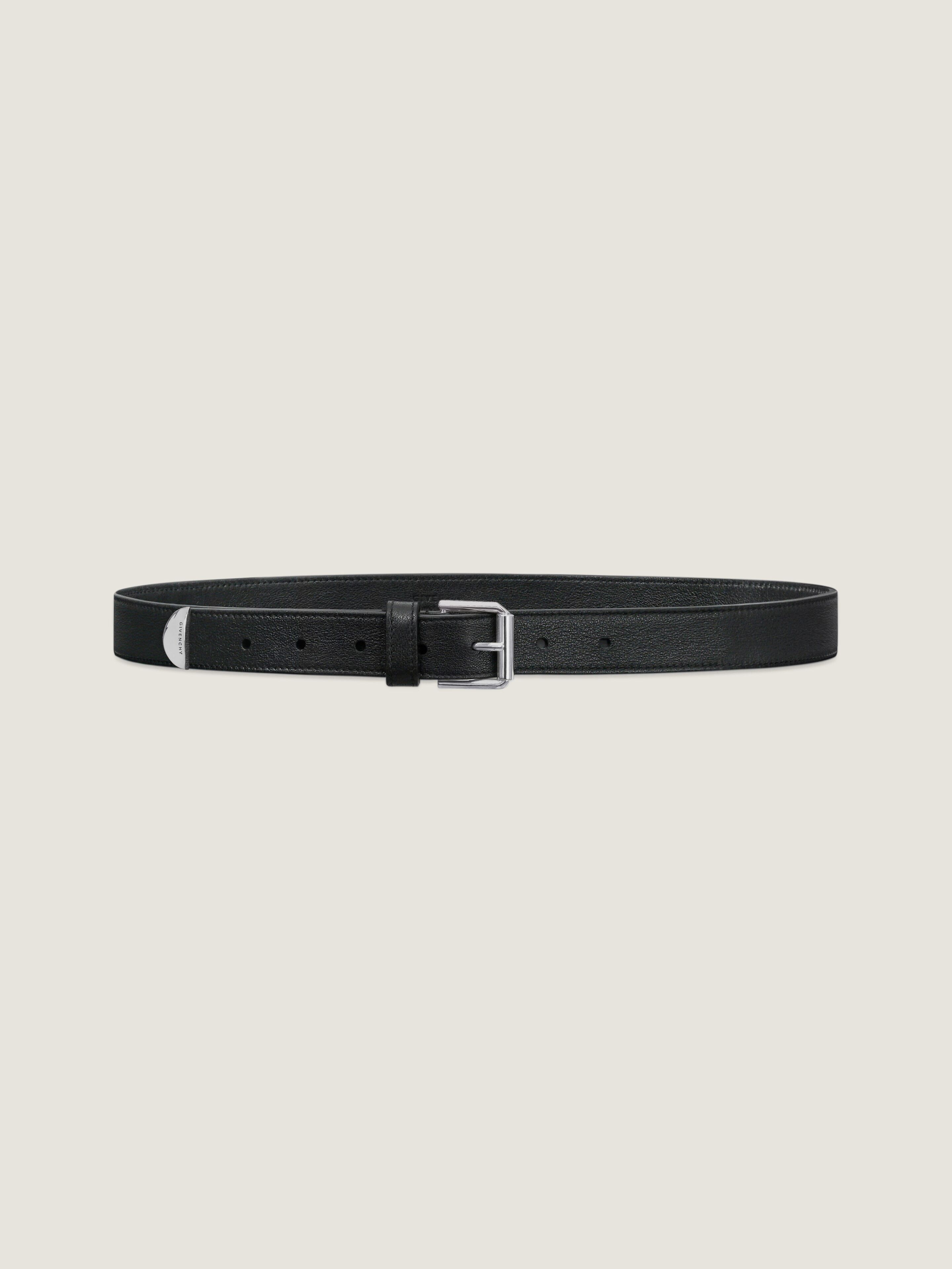 VOYOU BELT IN SHINY LEATHER - 1