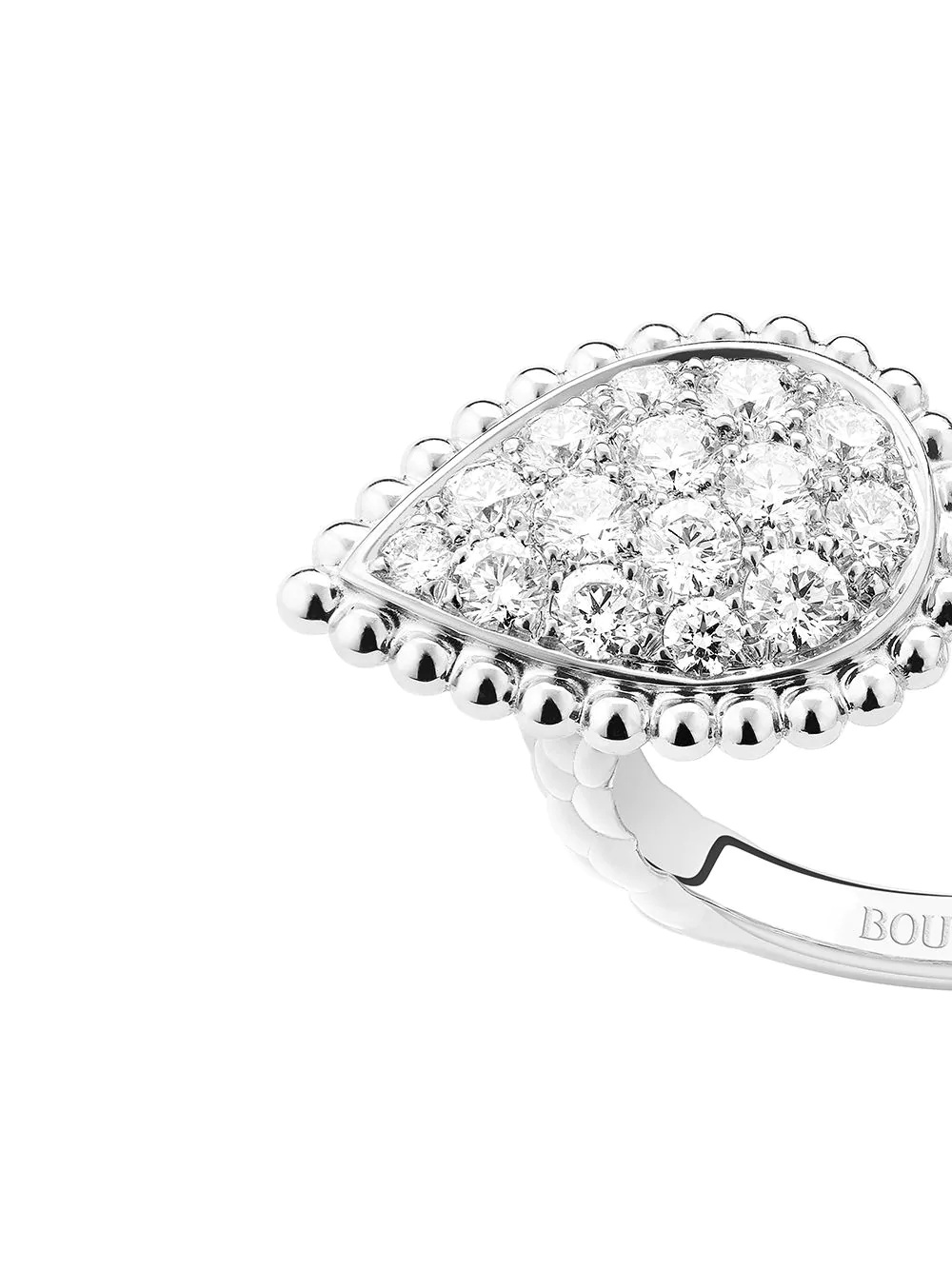 18kt white gold Serpent Bohème diamond ring - 2