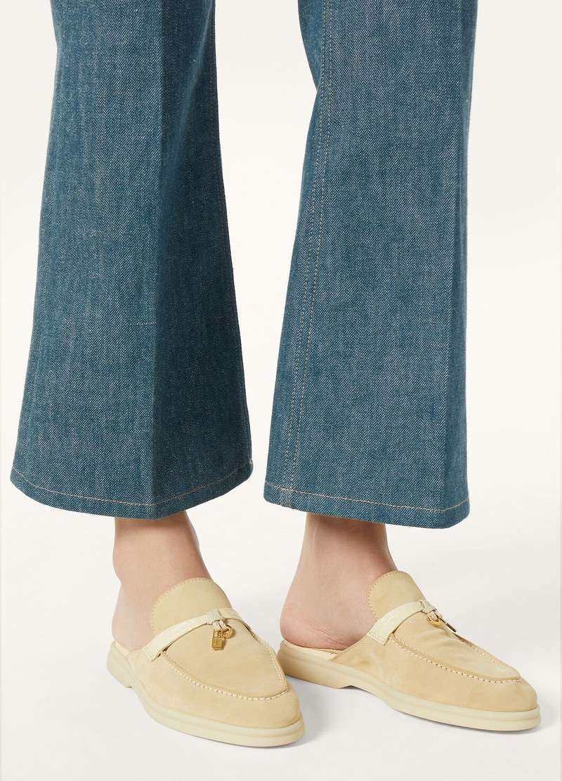 Loro Piana Charms Walk Babouche Loafers outlook