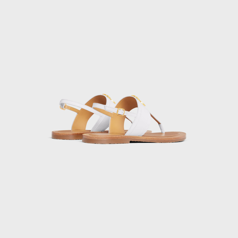 CELINE CELINE LYMPIA TRIOMPHE THONG in CALFSKIN outlook