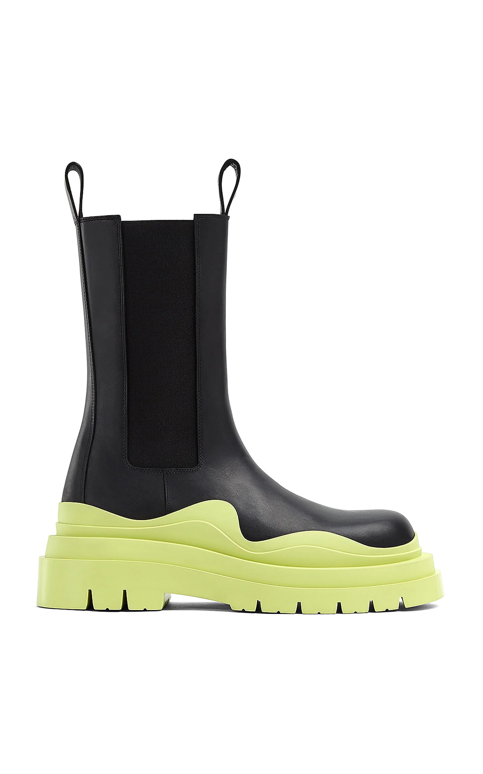 The Tire Leather Ankle Boots green - 1