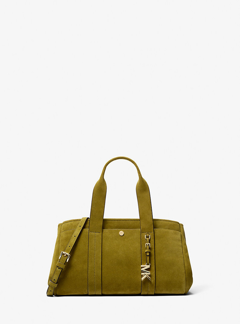 Romee Small Suede Satchel 1