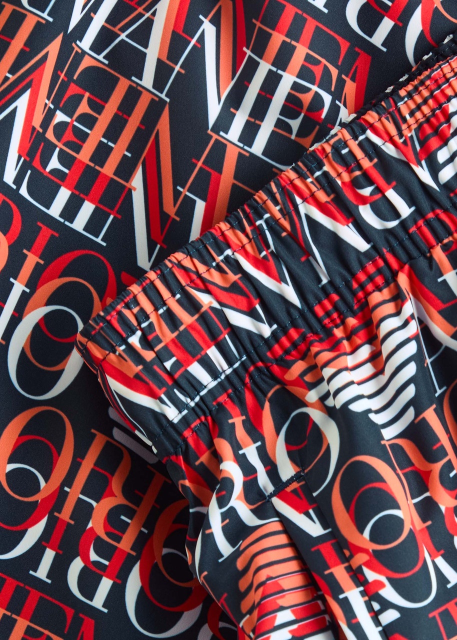 Emporio Armani Logo-print Shell Swim Shorts - 5