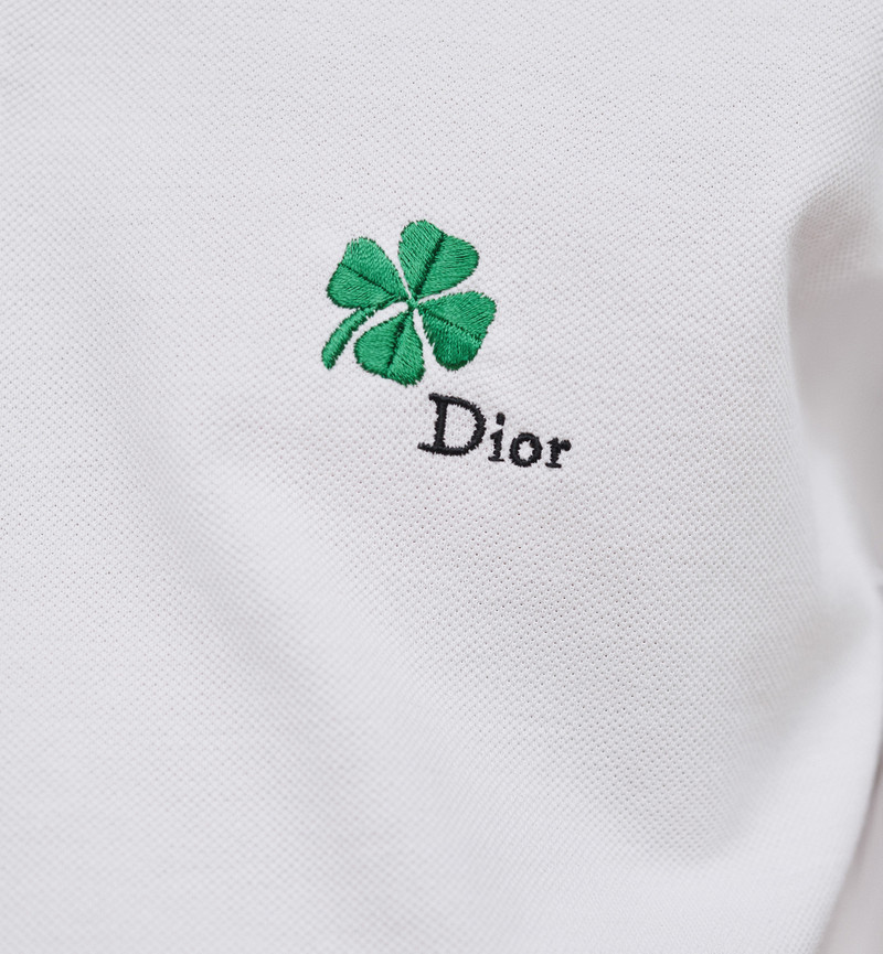 Dior Polo Shirt with Dior Clover Embroidery outlook
