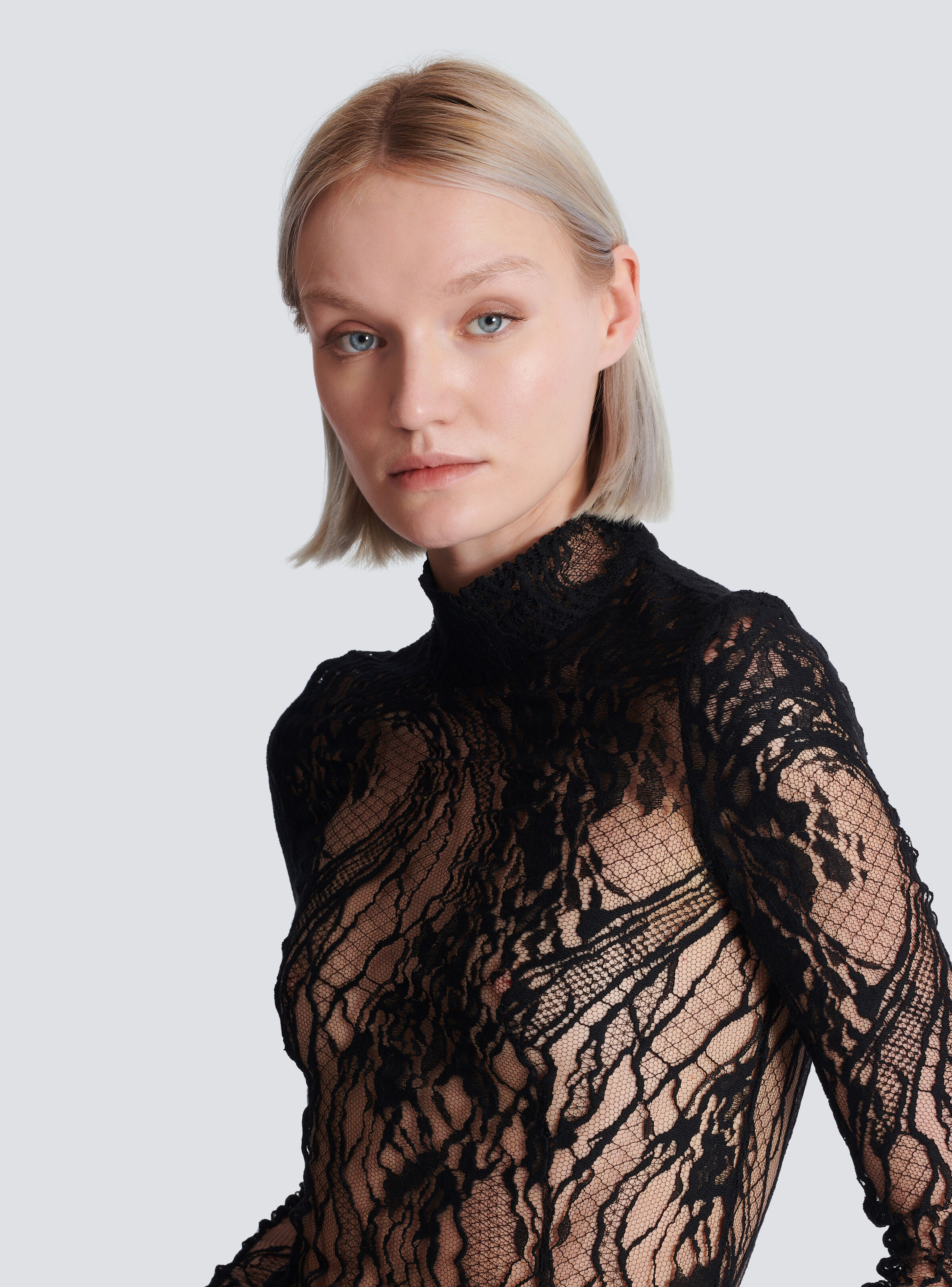 Long-sleeved lace body - 7