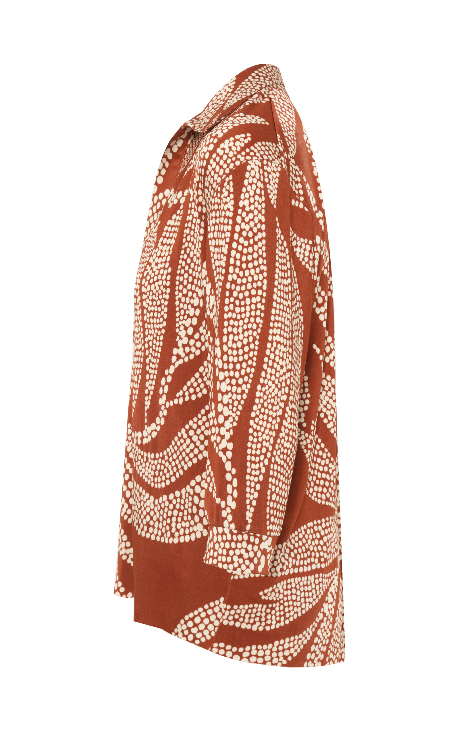 French Press Printed Shirt orange - 5