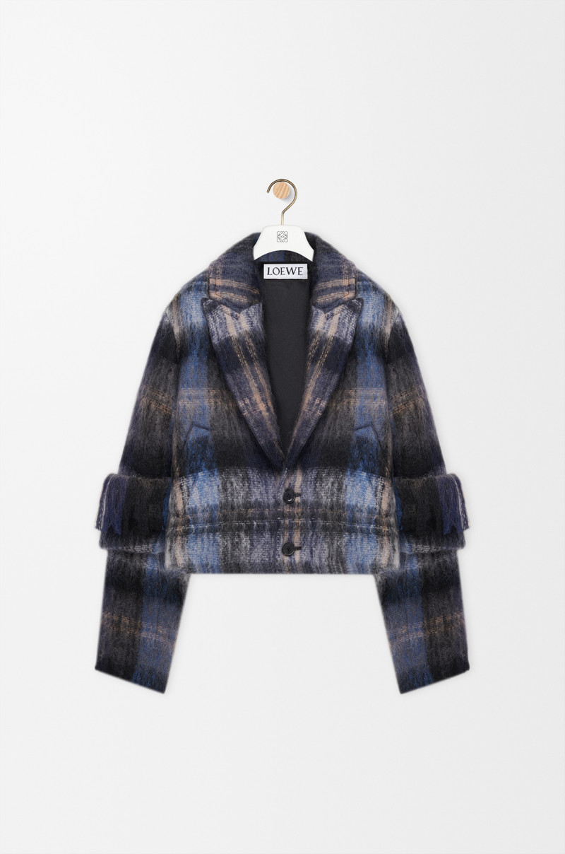 Jacket in mohair and wool blend 1