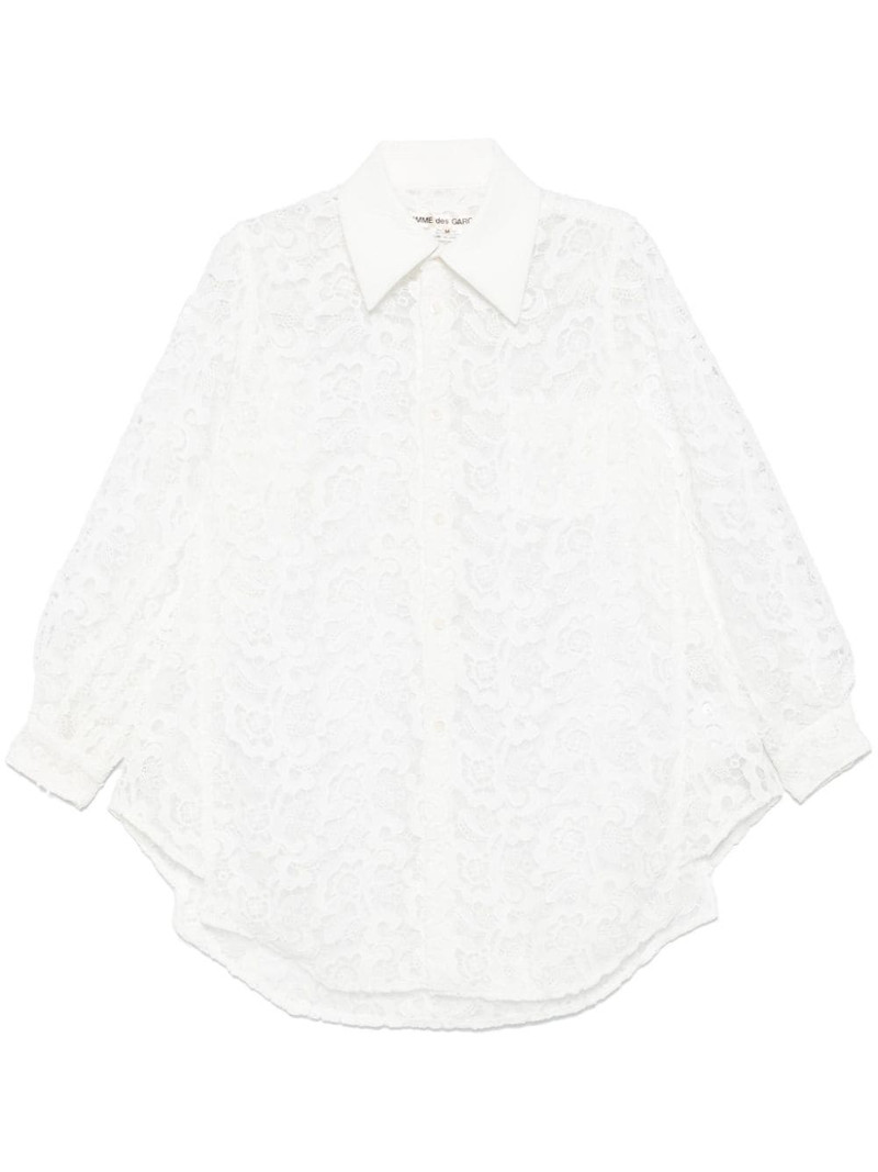 guipure-lace shirt 1