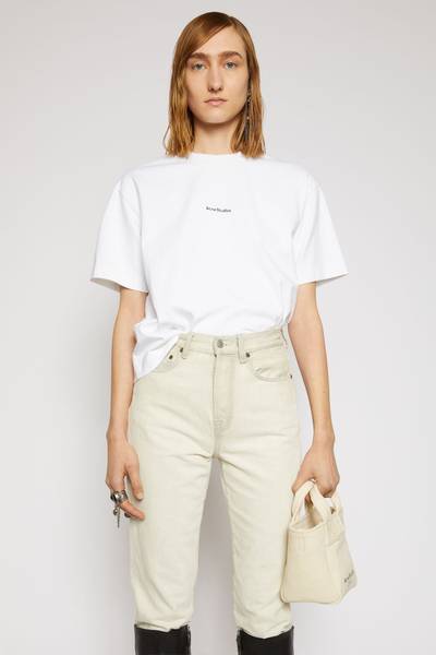 Acne Studios Logo t-shirt optic white outlook