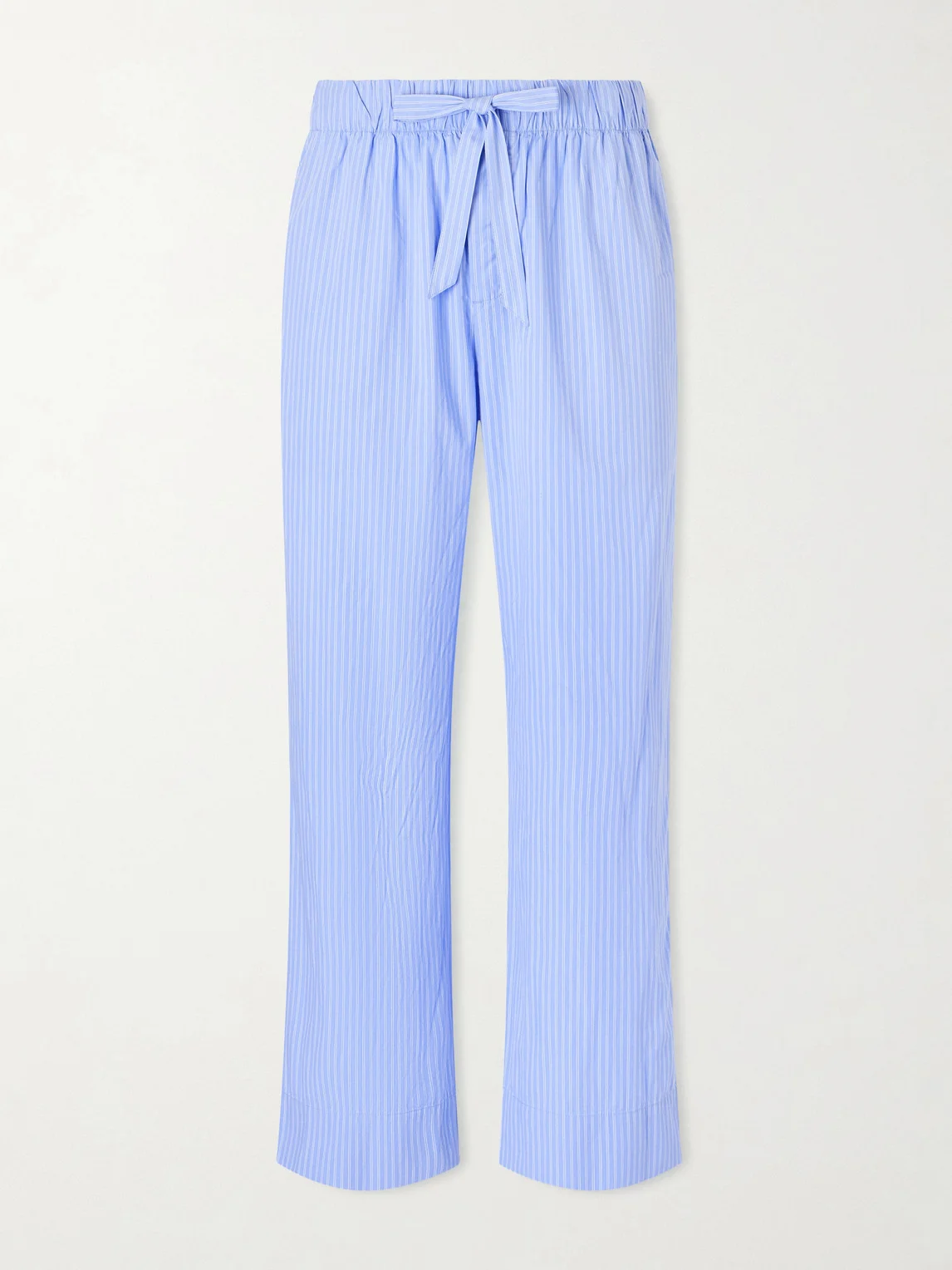 Striped Organic Cotton-Poplin Pyjama Trousers - 1
