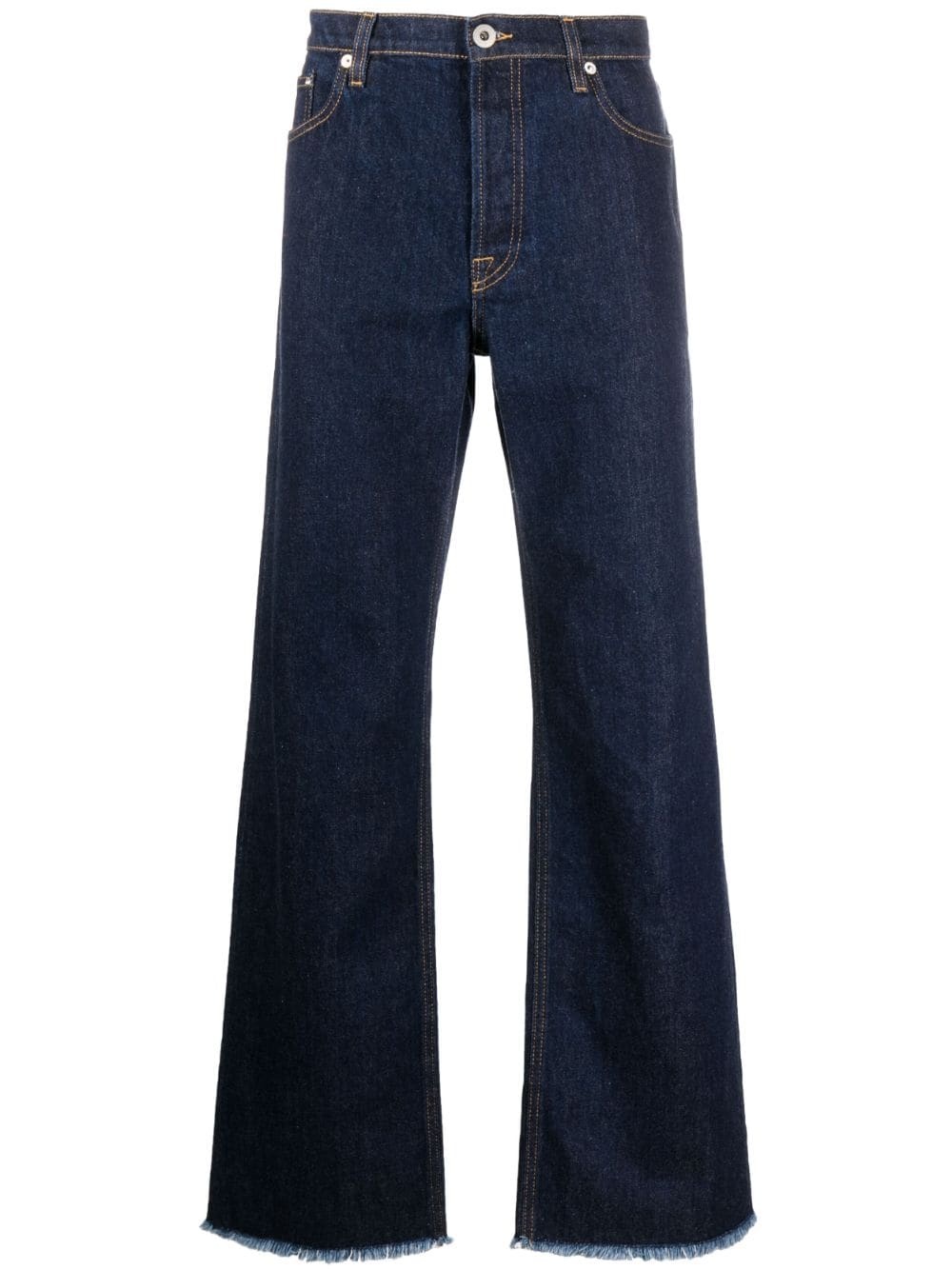 mid-rise straight-leg jeans - 1