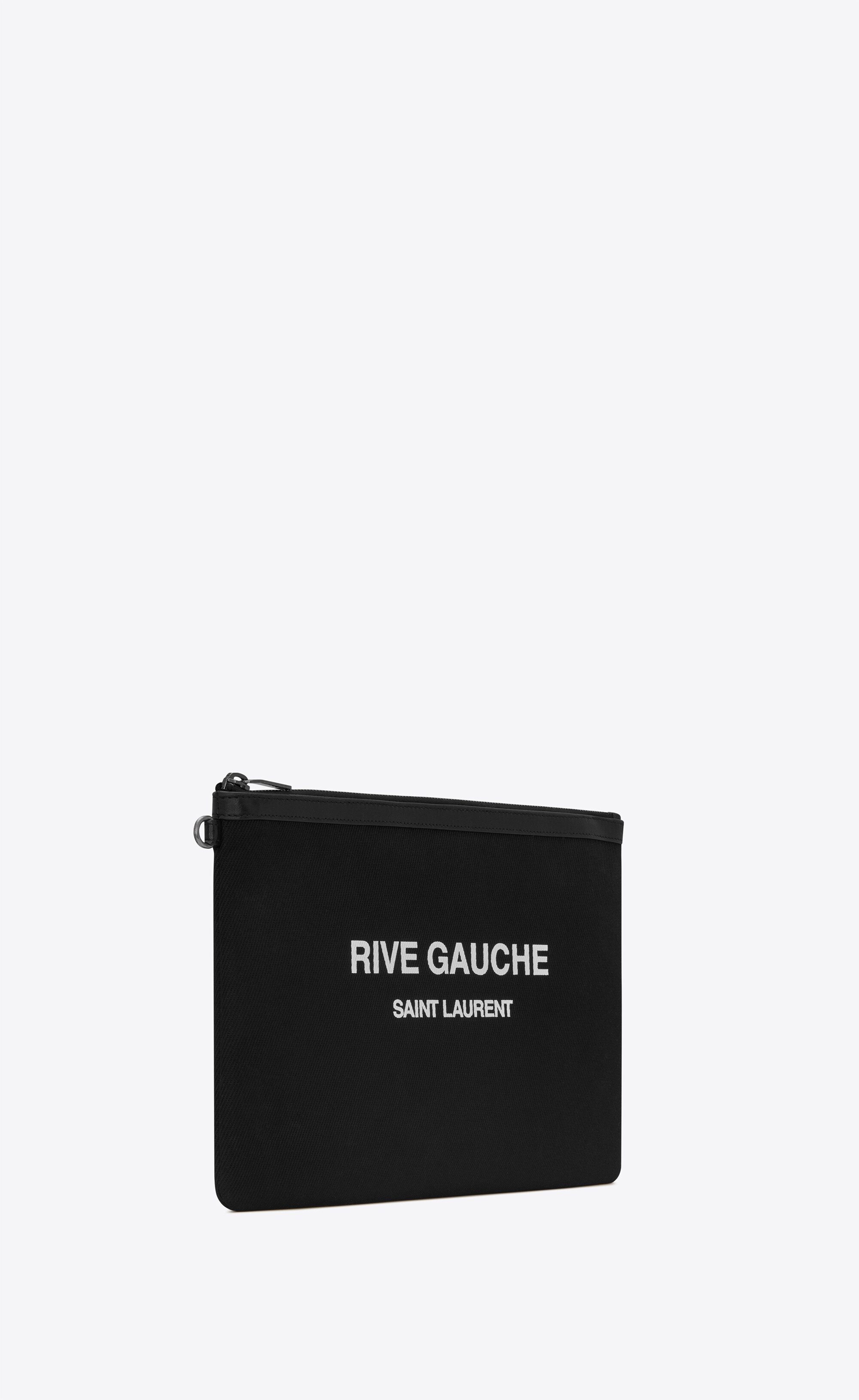 logo-print zipped pouch - 5