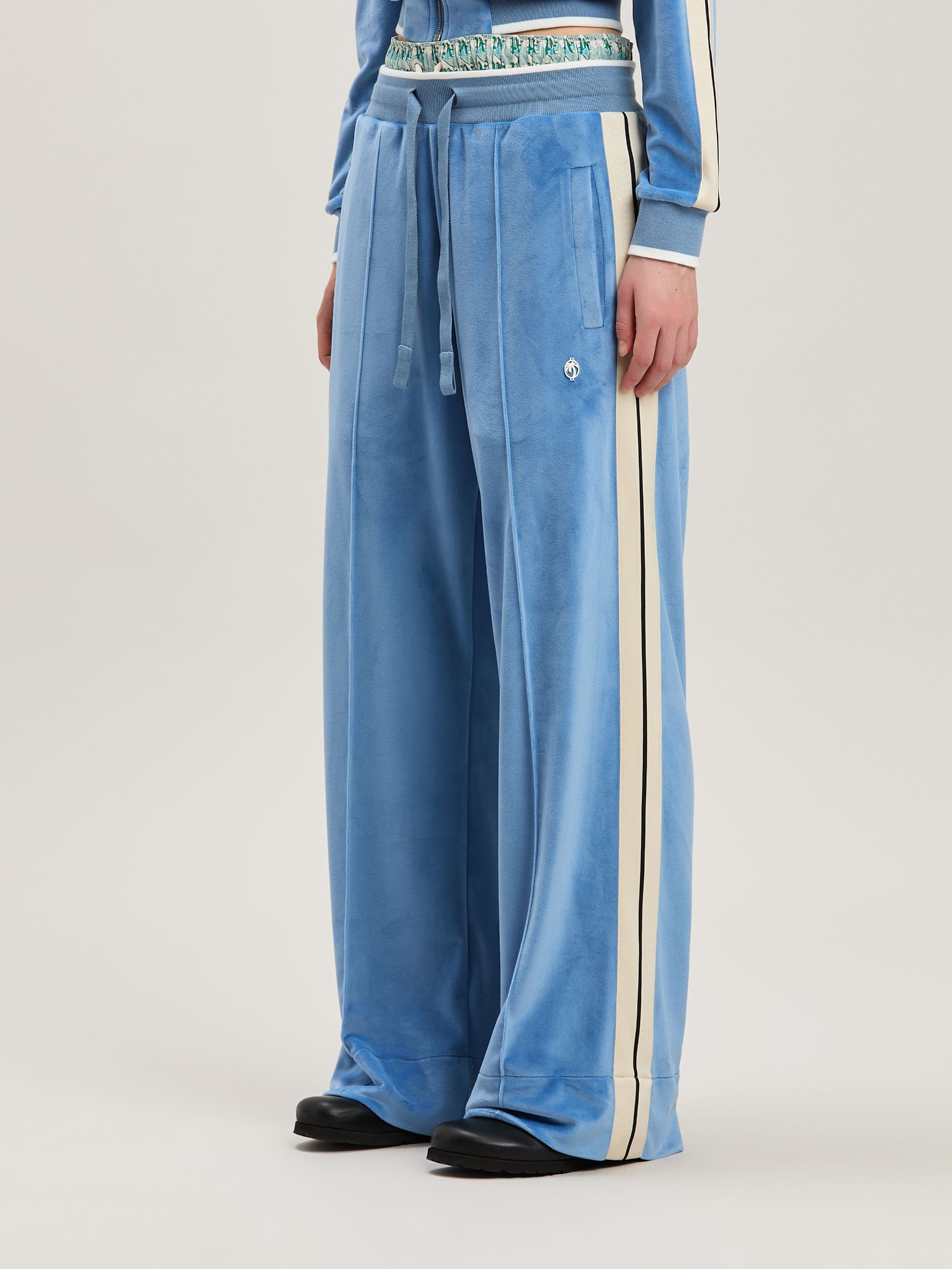 Oval Palm Chenille Track Pants - 4