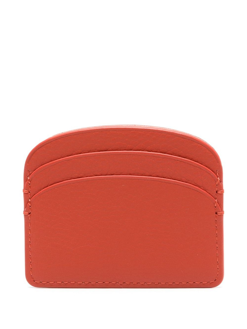 A.P.C. logo-lettering card holder outlook
