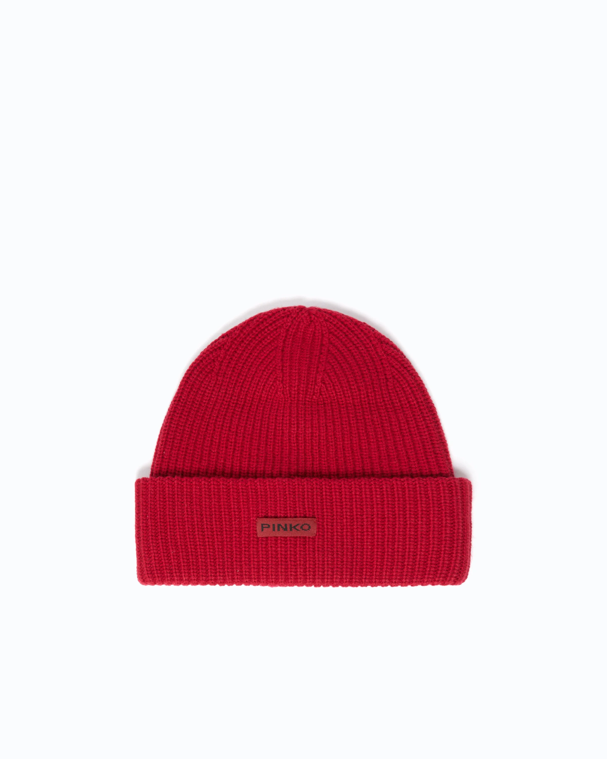 BEANIE WITH PINKO LOGO LETTERING - 1