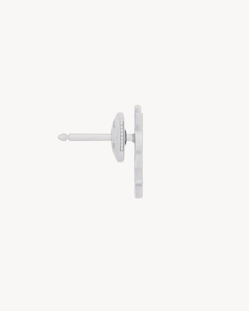 CASSANDRE STUD EARRING IN 18K GREY GOLD 4