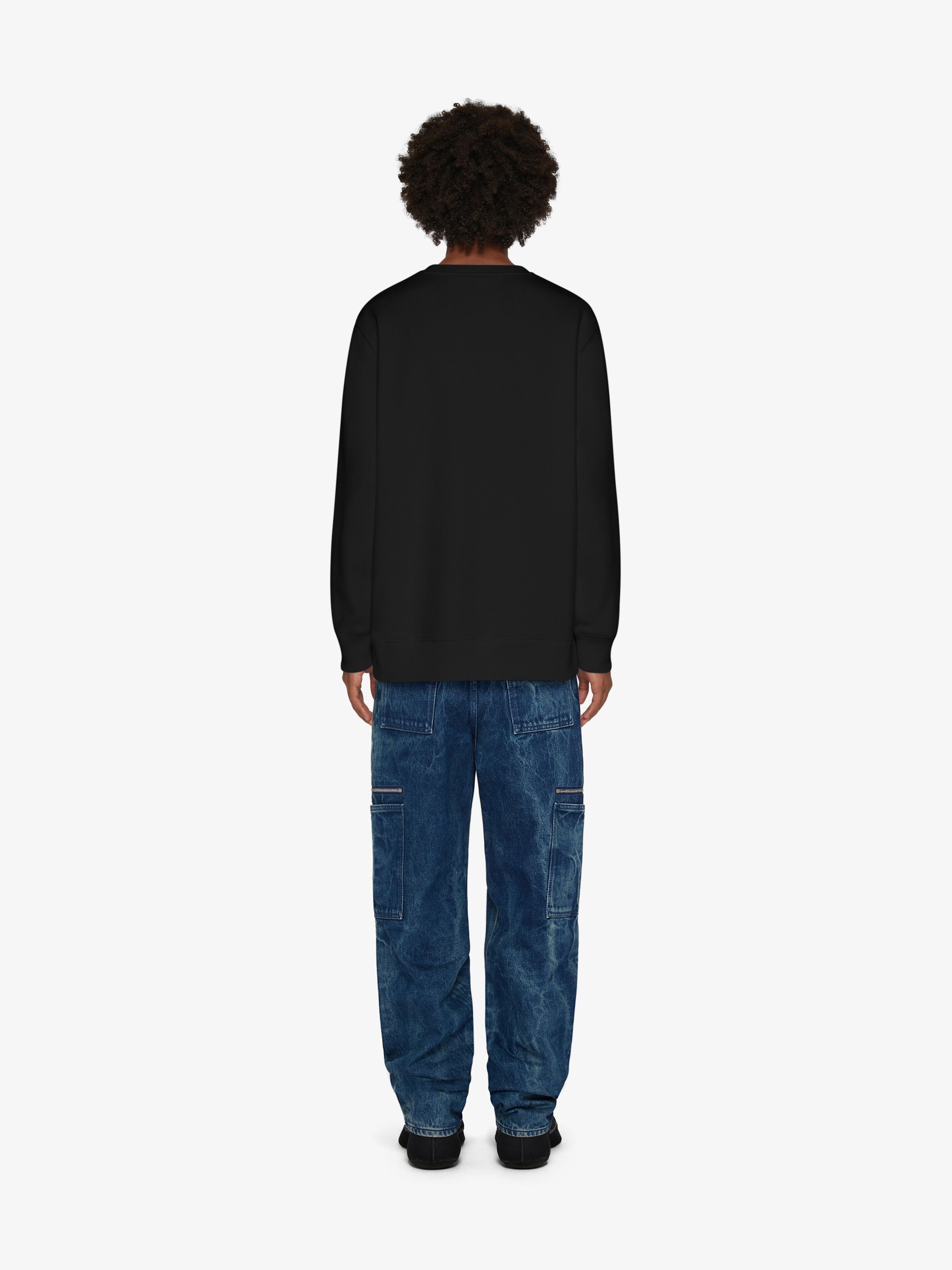 GIVENCHY ARCHETYPE SLIM FIT SWEATSHIRT IN FLEECE - 4