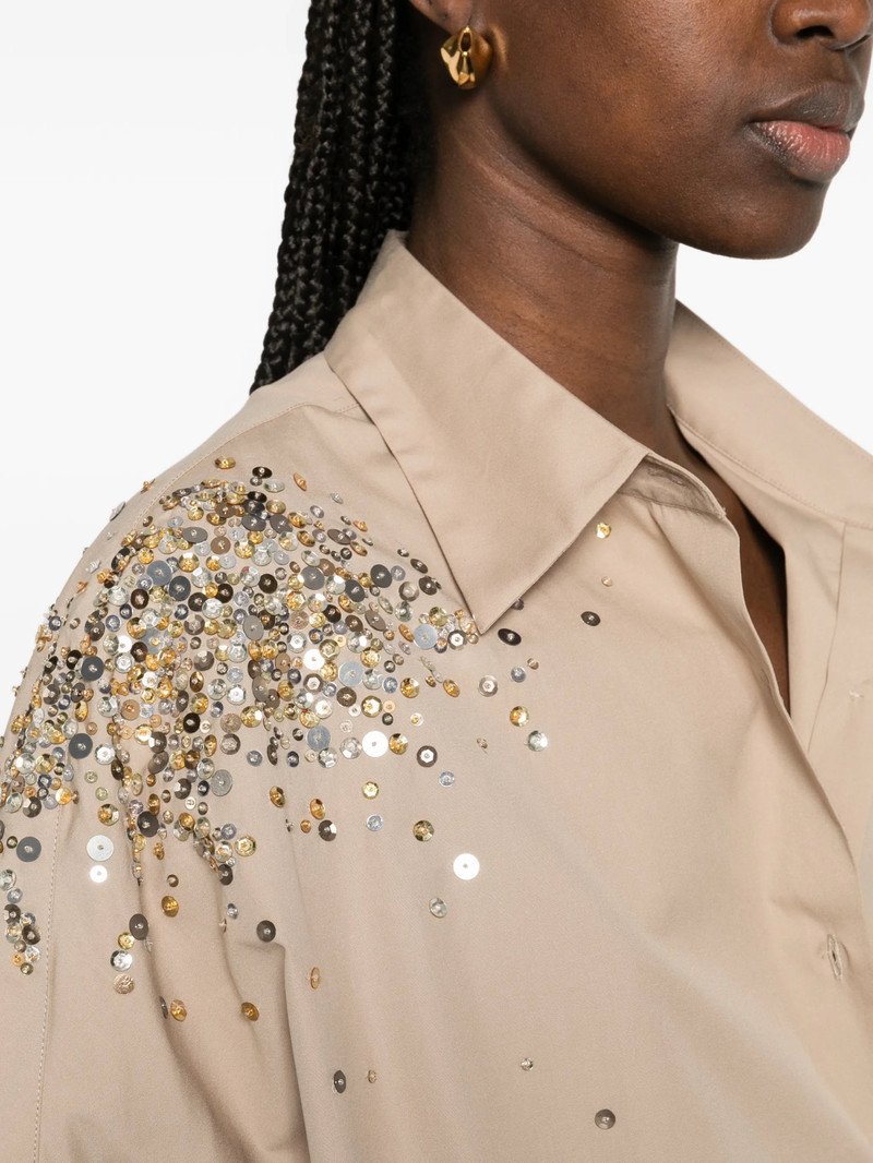 Dries Van Noten Dries Van Noten Sequin-embellished Shirt outlook