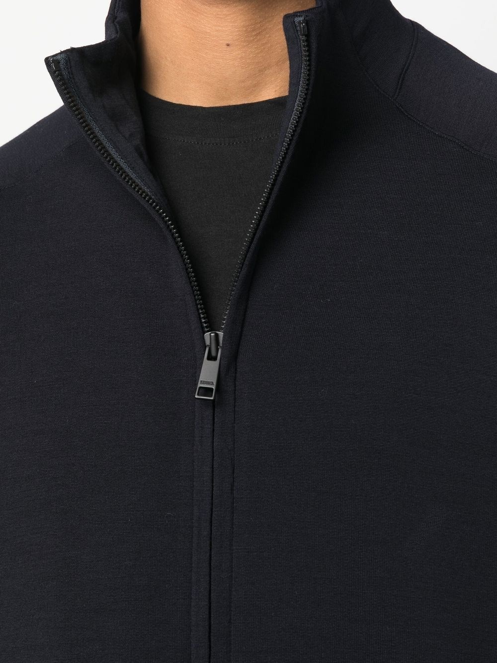 zipped wool jumper - 5