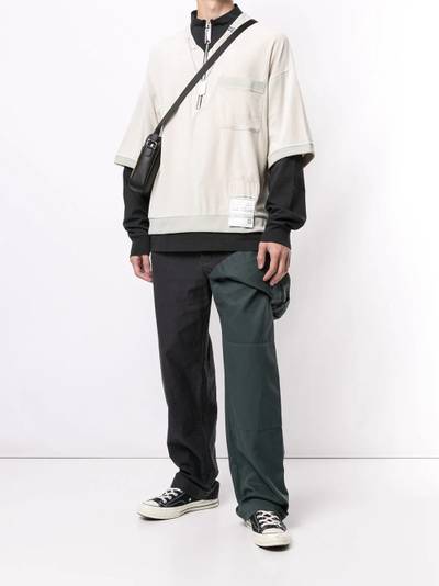 Maison MIHARAYASUHIRO layered straight-leg work trousers outlook