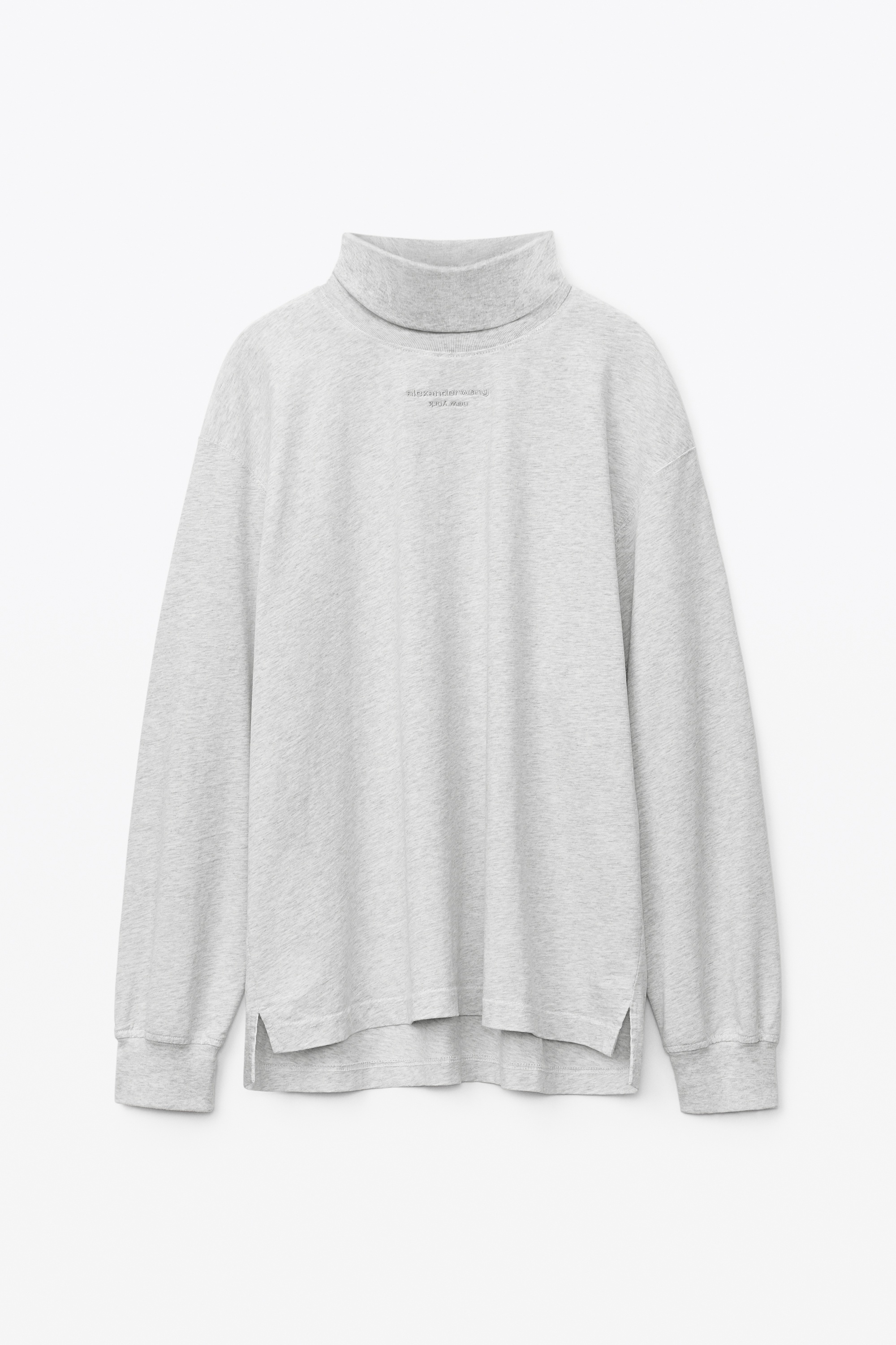 LONG-SLEEVE TURTLENECK TEE IN JERSEY - 1