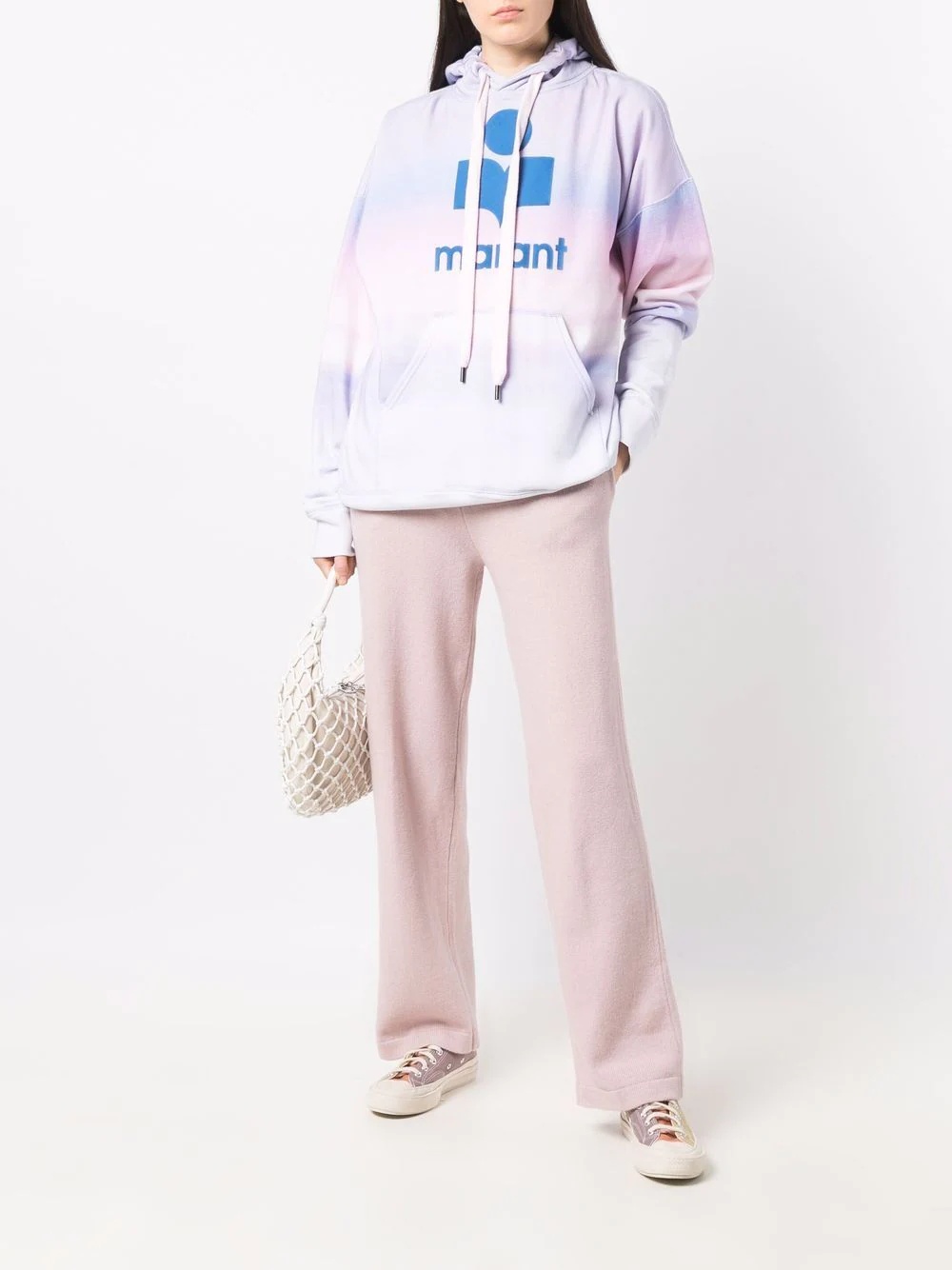 straight-leg knitted trousers - 2
