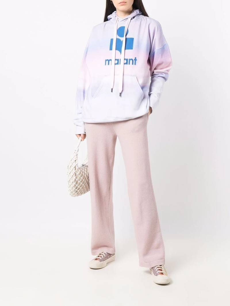 Isabel Marant Étoile straight-leg knitted trousers outlook
