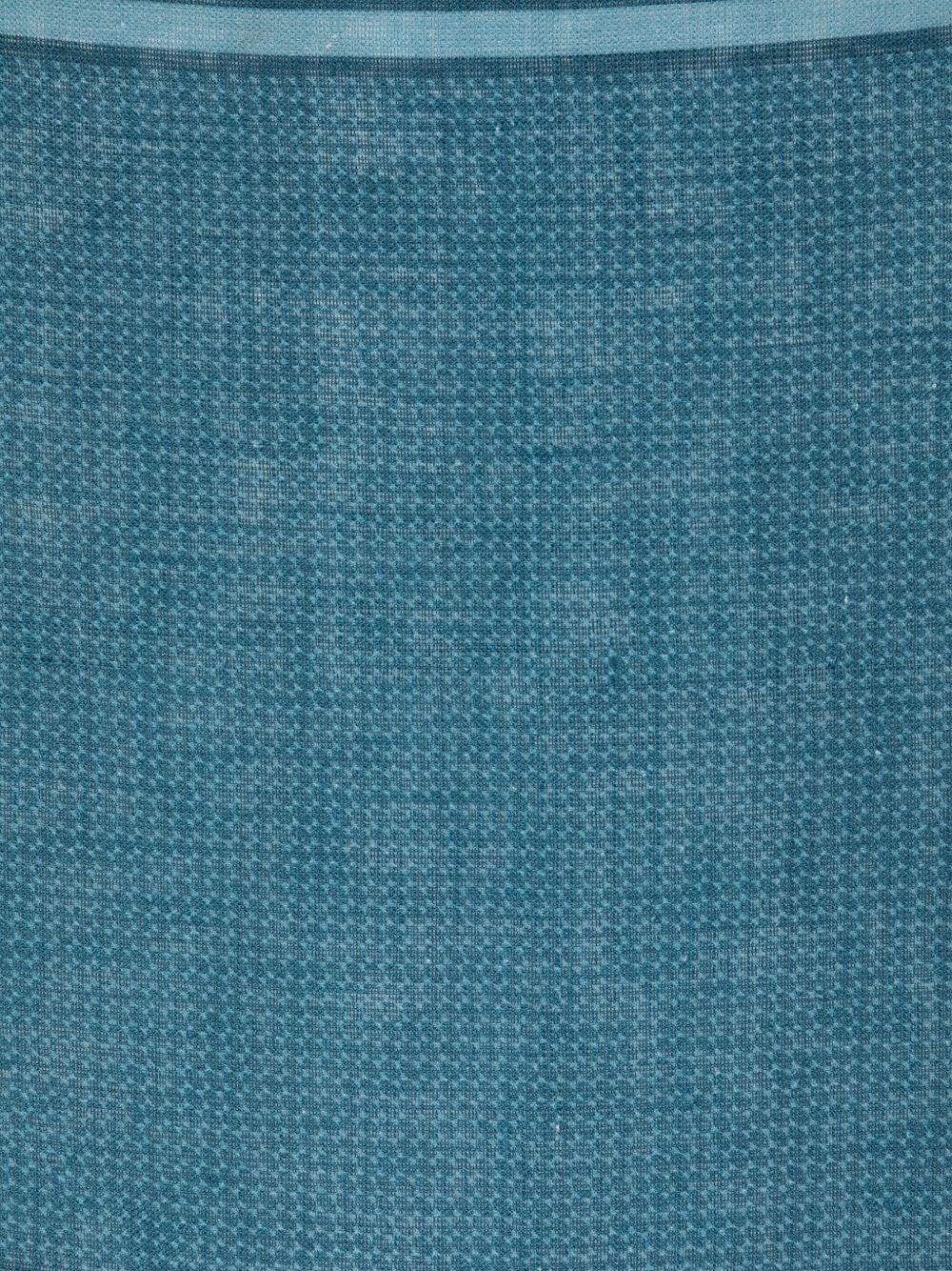 graphic-print linen handkerchief - 2