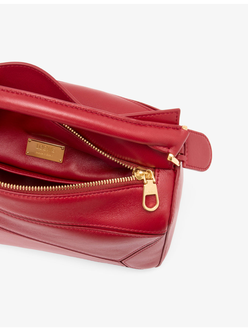 Puzzle Small Leather Top-Handle Bag - 5