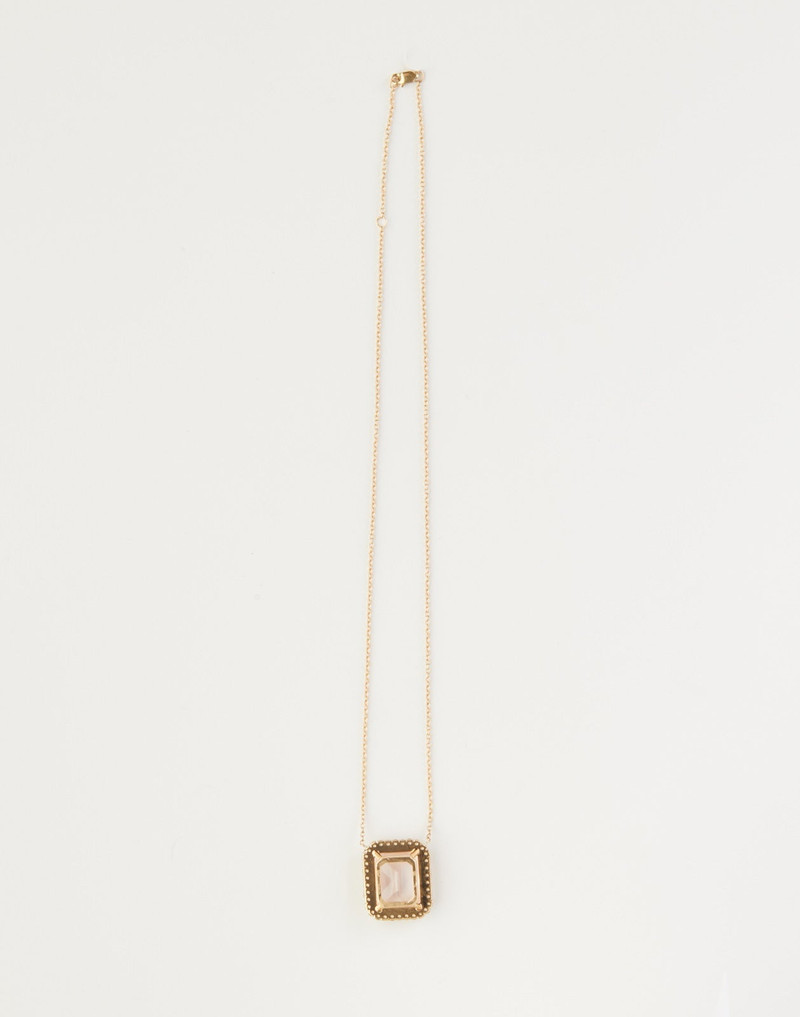 Lemon Quartz with Amethyst Pendant 3