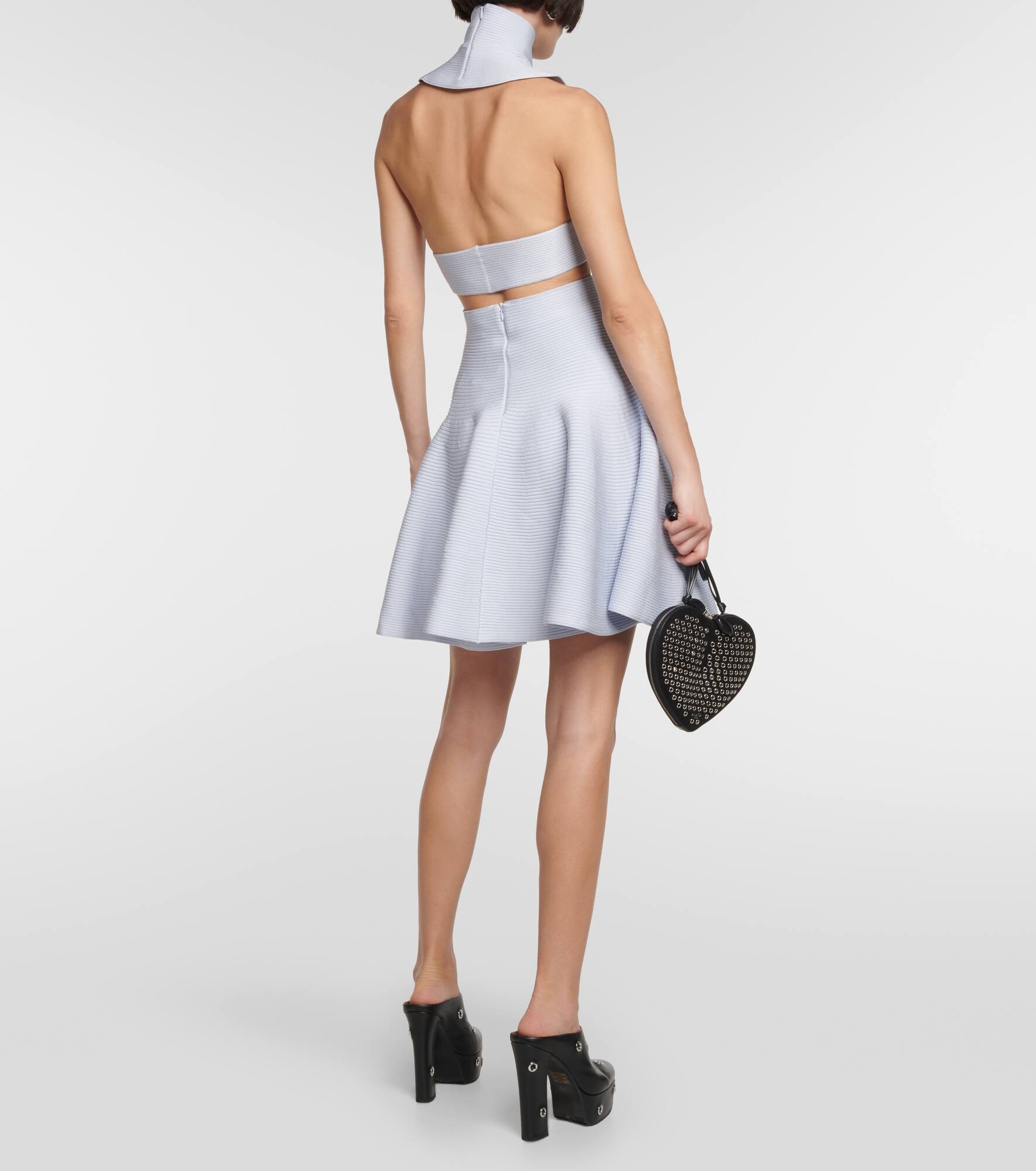 Ribbed-knit crop top - 3