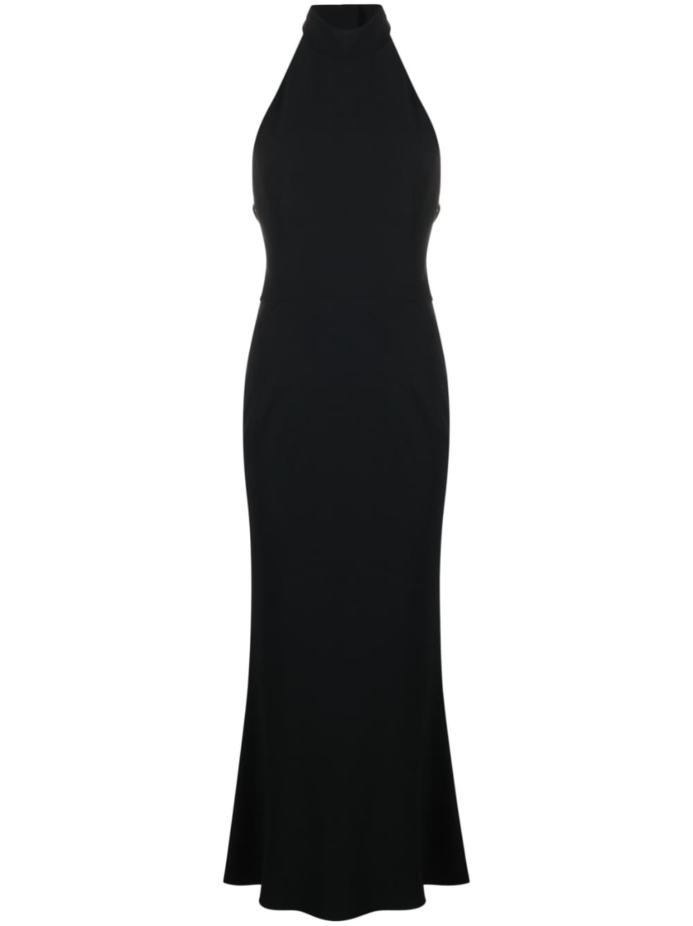 halterneck midi dress - 1