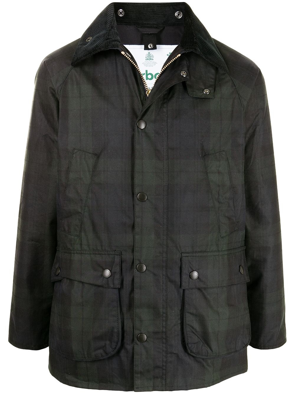 SL Bedale check-print windbreaker - 1