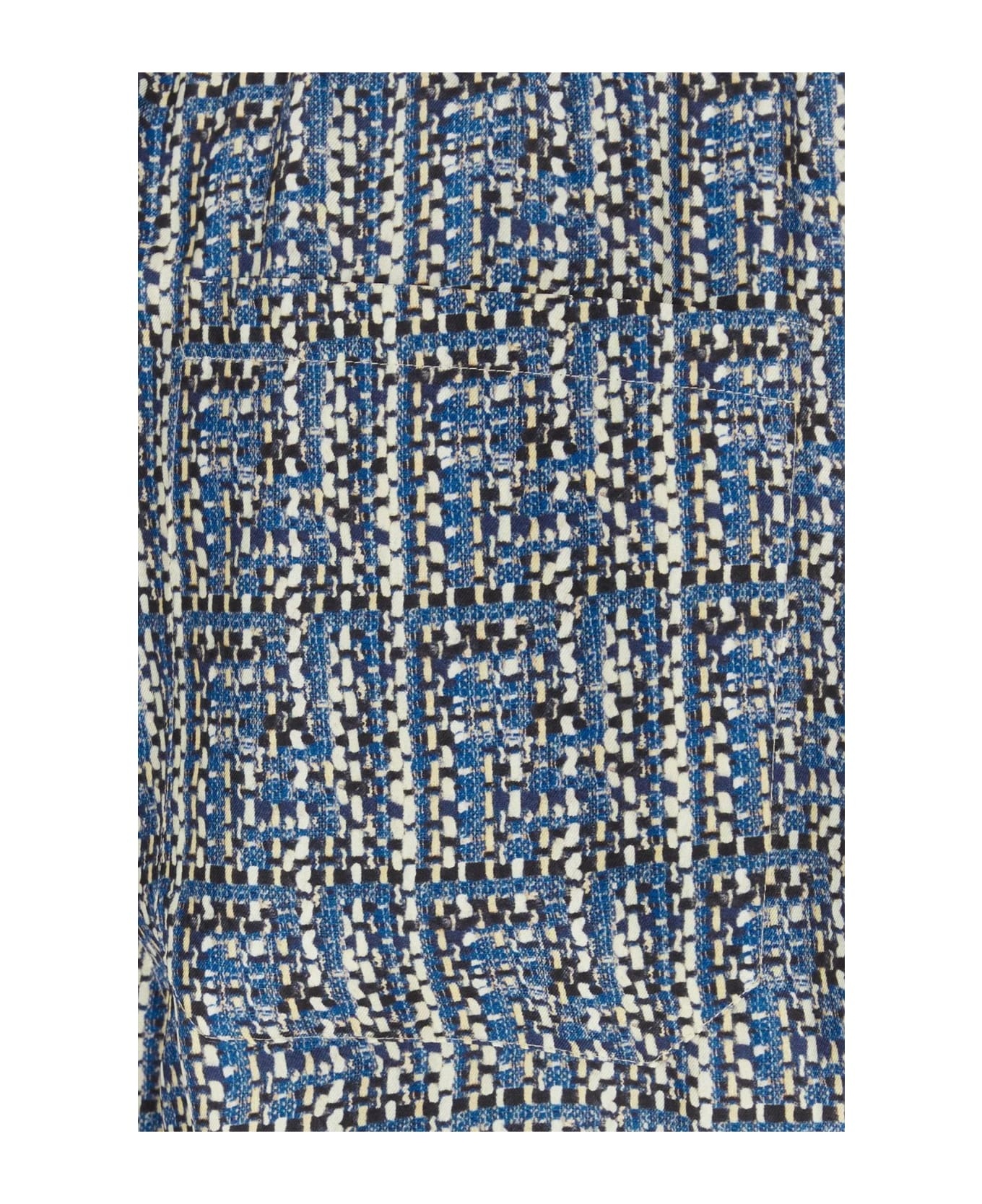 Printed Silk Bermuda Shorts - 3