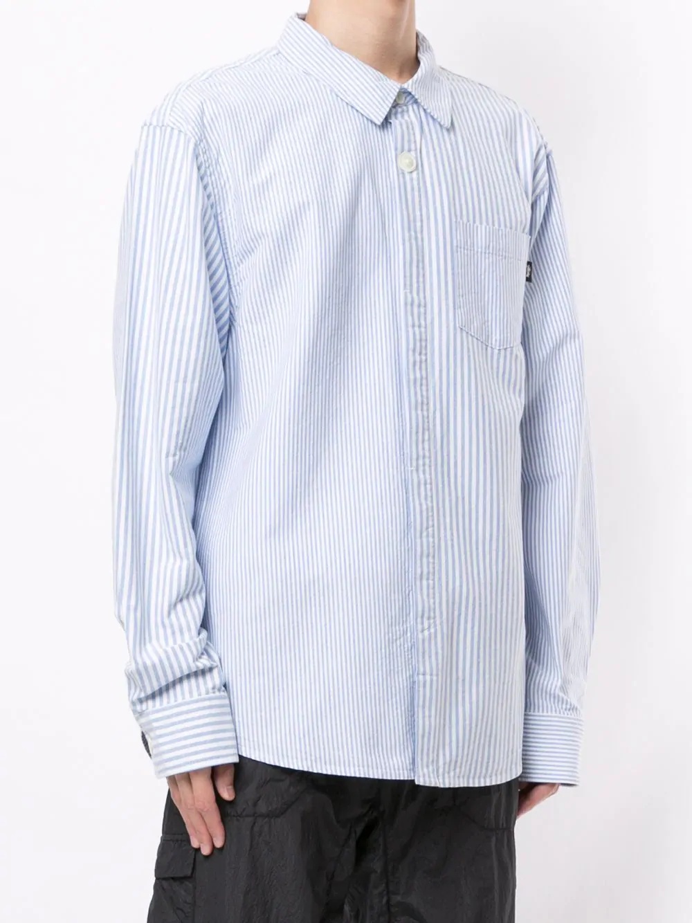 multi-stripe Oxford shirt - 3