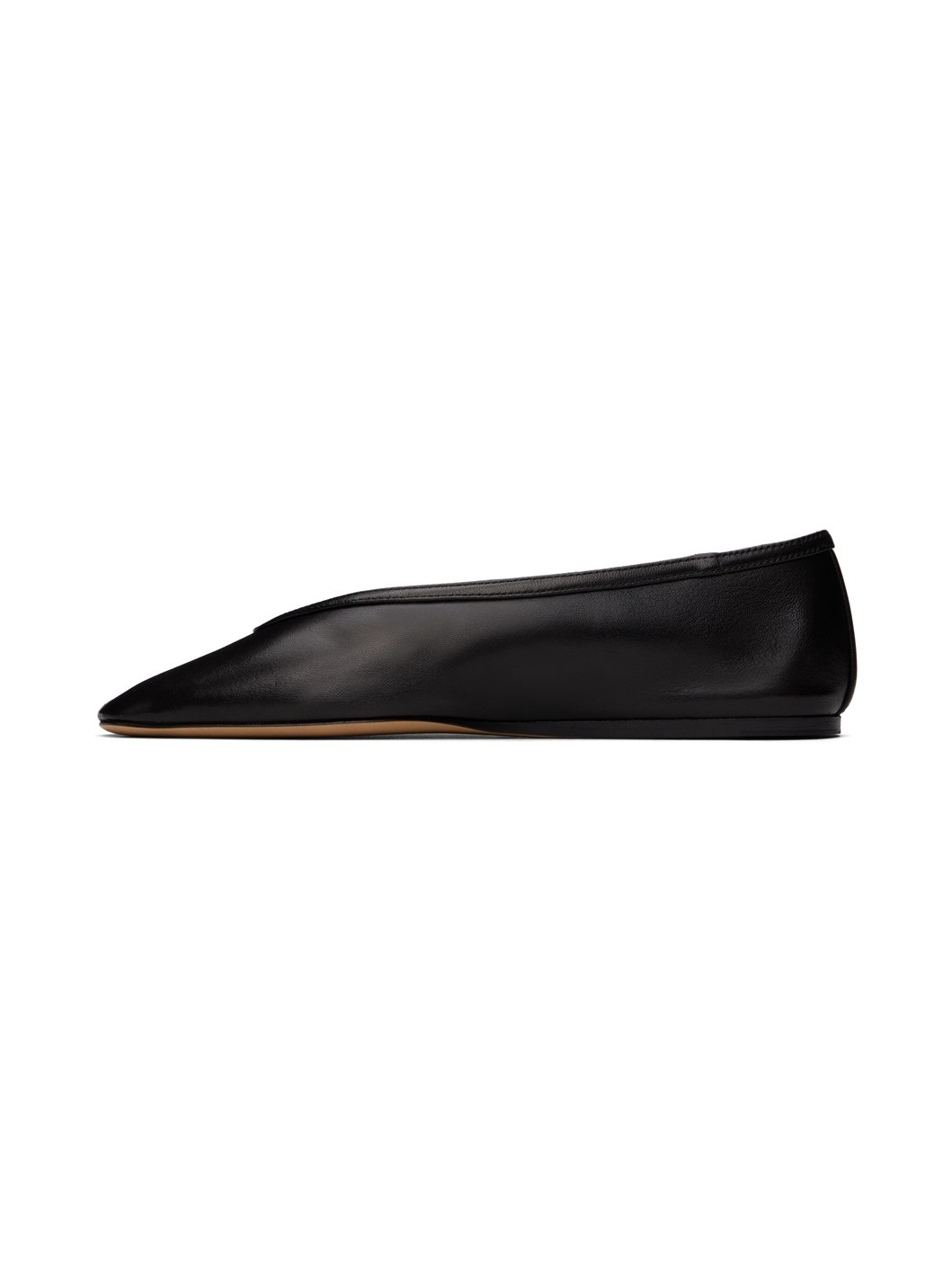 Black Luna Slipper Ballerina Flats - 3