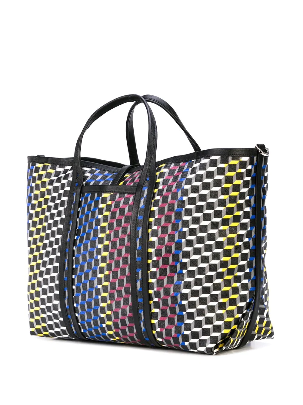 large printed tote bag - 3