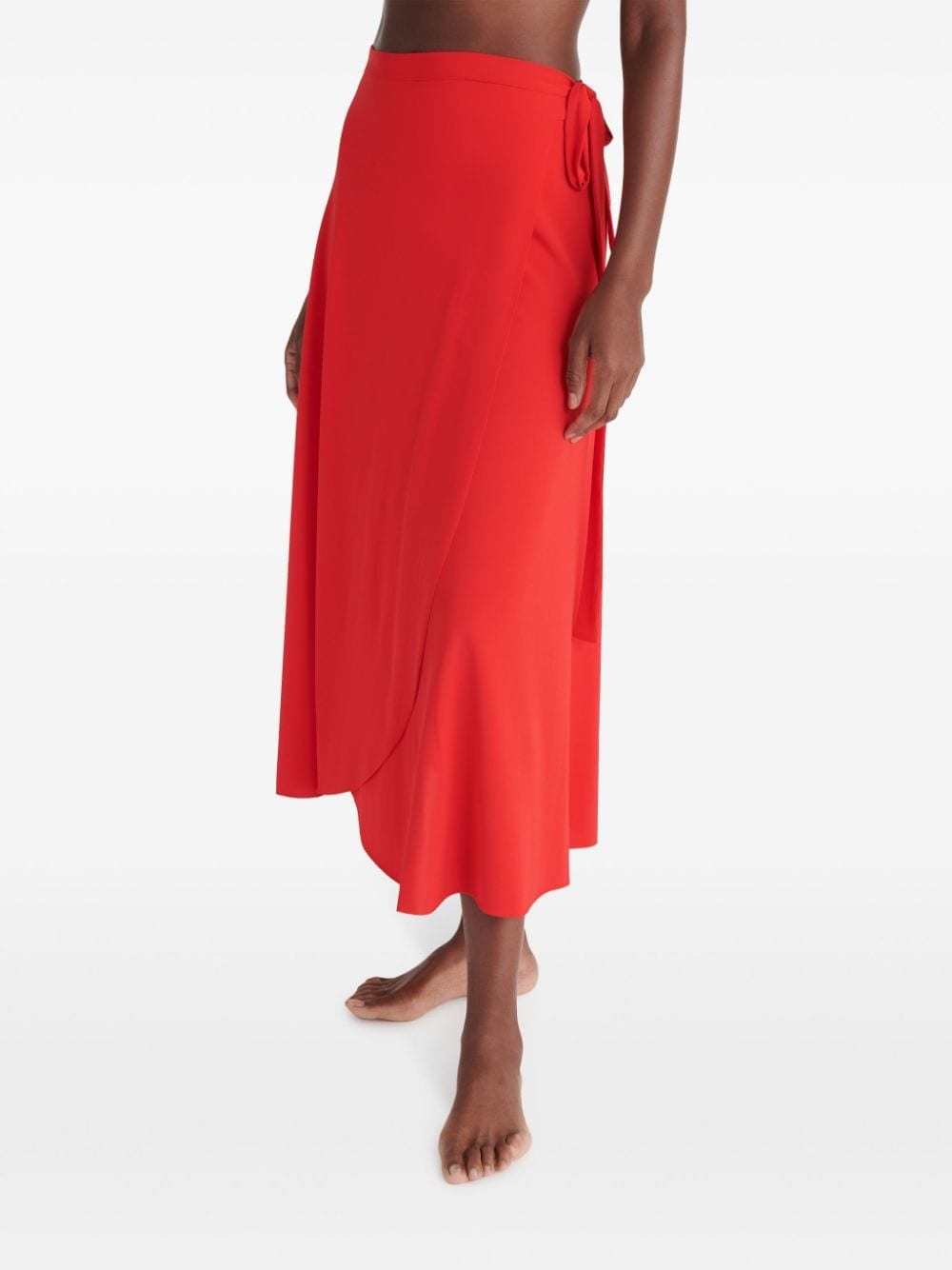 Julieta draped midi skirt - 4