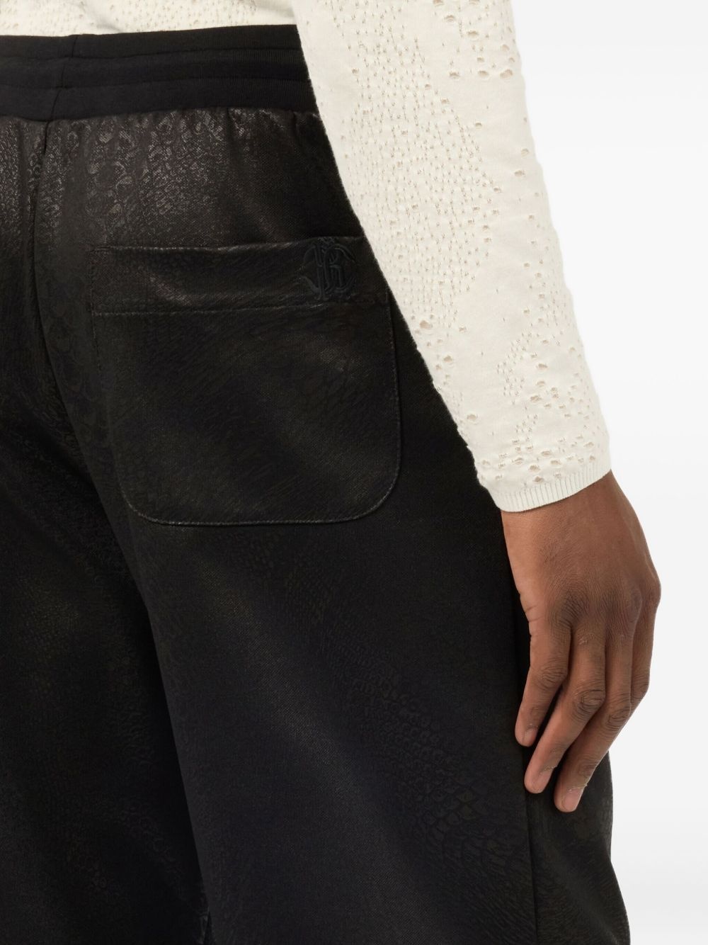 patterned-jacquard trousers - 6