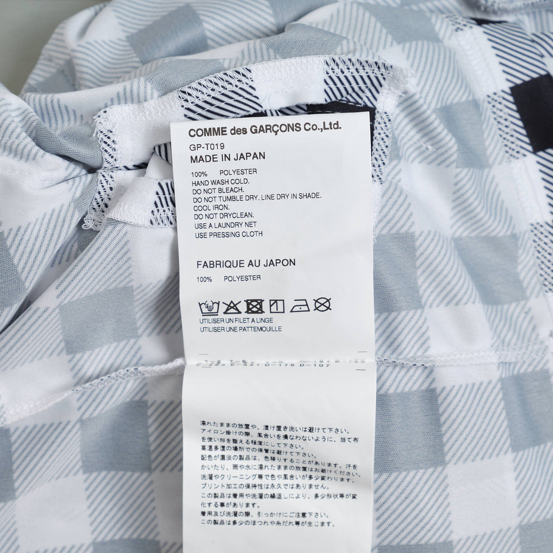 Gingham Small Pattern T-Shirt - 3
