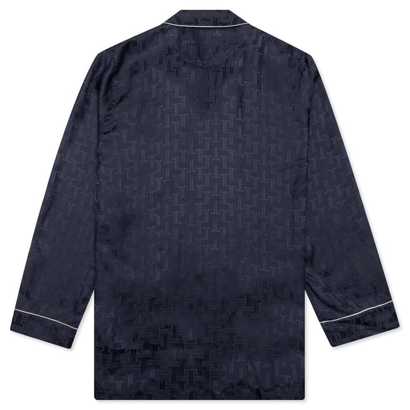 Lanvin LANVIN JASKET SHIRT PLASTRON PRINTED - MIDNIGHT BLUE outlook