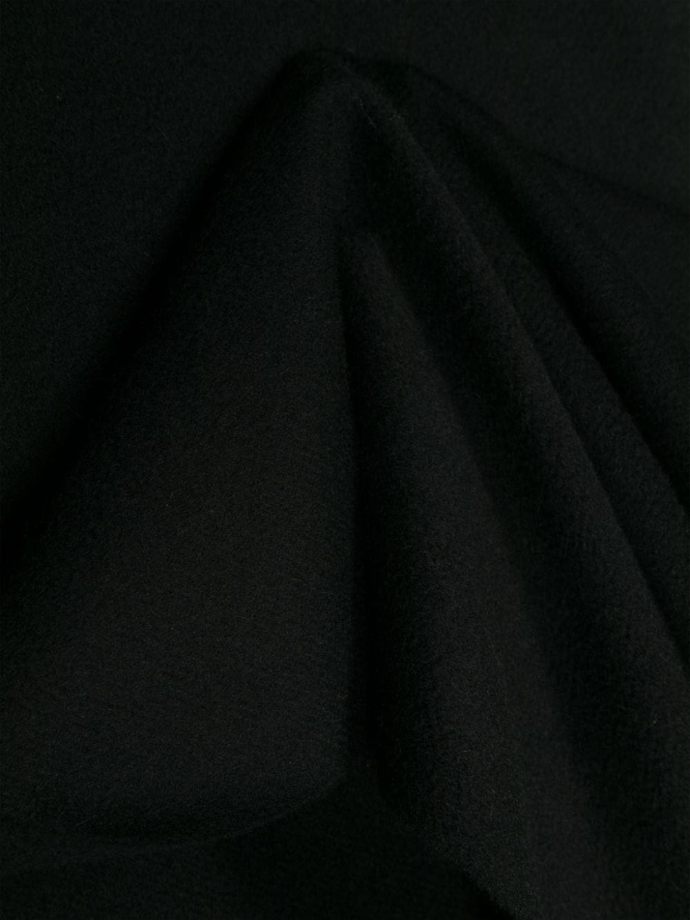 logo-embroidered cashmere scarf - 3