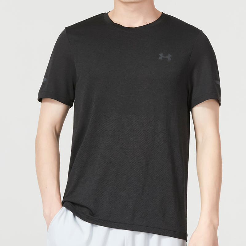 Under Armour Seamless Stride Short Sleeve 'Black' 1375692-001 - 3