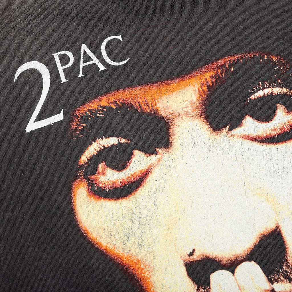 SAINT MICHAEL X 2PAC  T-SHIRT - BLACK - 3