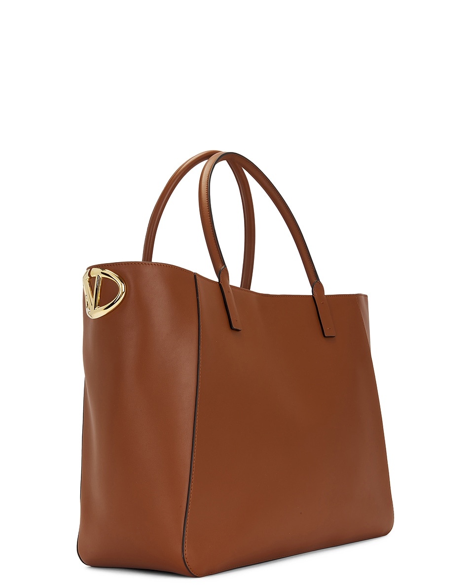 V Logo Side Tote - 3