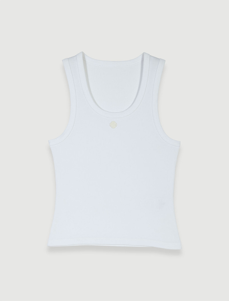 Rib knit tank top 1