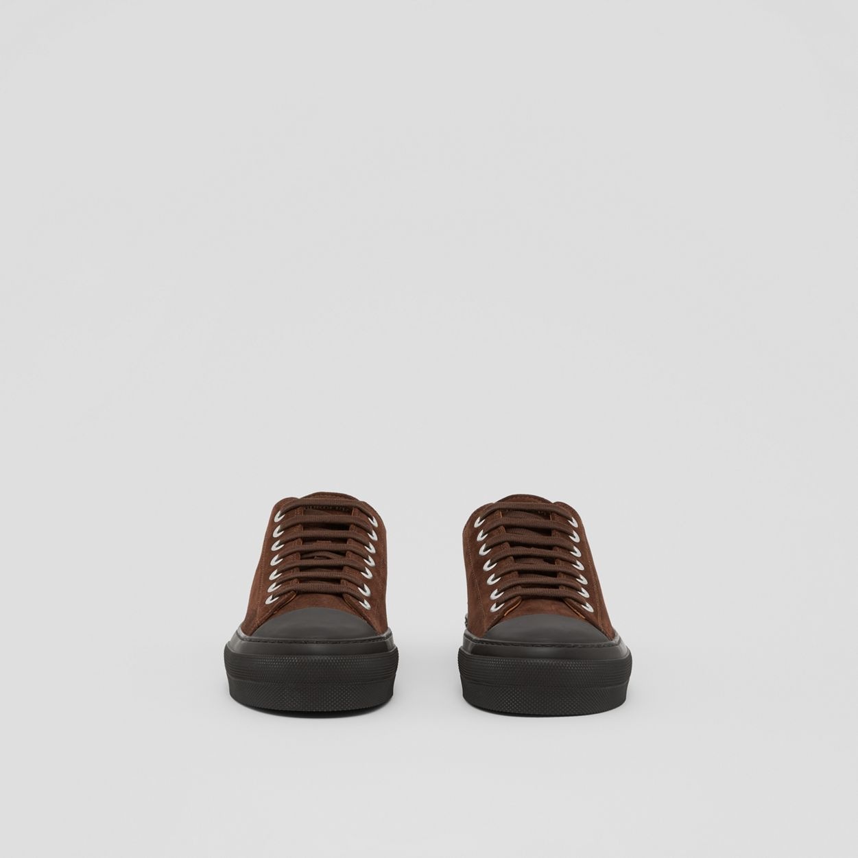 Logo Detail Suede Sneakers - 4
